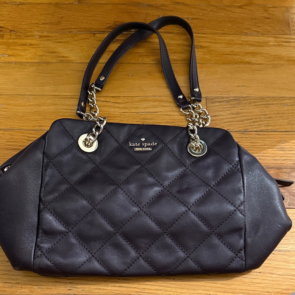 Kate Spade Quilted Black Shoulder Bag